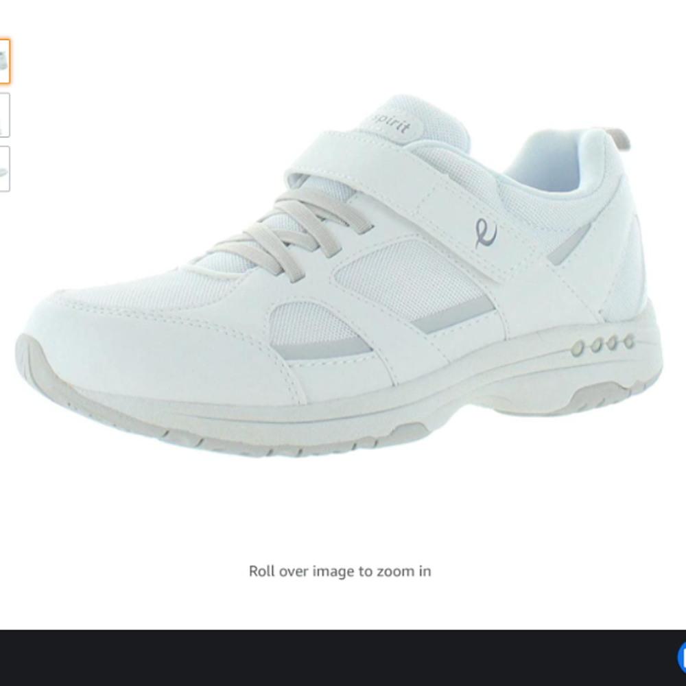 EUC Easy Spirit Womens Treble 3 Faux Leather Fitness Running Shoes